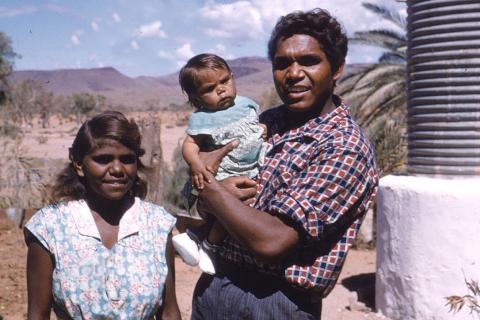 Gus Rhonda and baby Serena 1959