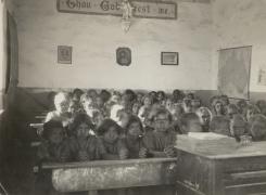School children in the school house